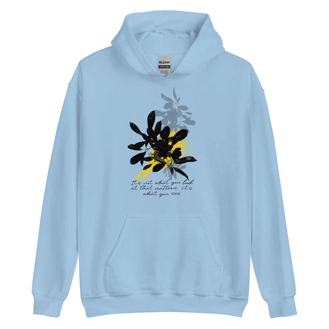 Light Blue / S It's What You See Unisex Hoodie by Design Express