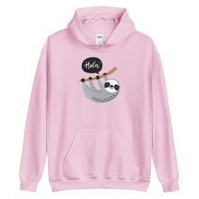 Light Pink / S Hola Sloths Unisex Hoodie by Design Express