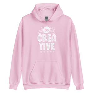 Light Pink / S Be Creative Unisex Hoodie by Design Express