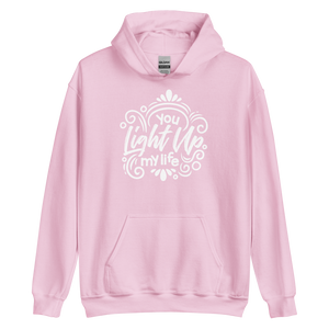 Light Pink / S You Light Up My Life Unisex Hoodie by Design Express