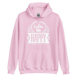 Light Pink / S Color Me Happy Unisex Hoodie by Design Express