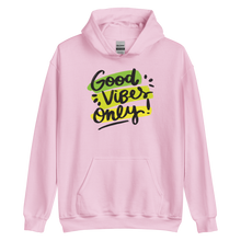 Light Pink / S Good Vibes Only Unisex Hoodie by Design Express