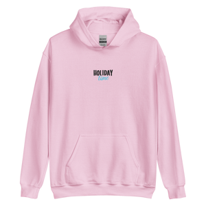 Light Pink / S Holiday Time Unisex Hoodie by Design Express