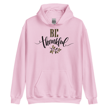 Light Pink / S Be Thankful Unisex Hoodie by Design Express