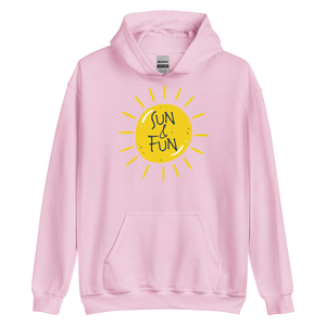 Light Pink / S Sun & Fun Unisex Hoodie by Design Express