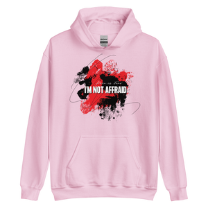 Light Pink / S I'm Not Affraid Unisex Hoodie by Design Express