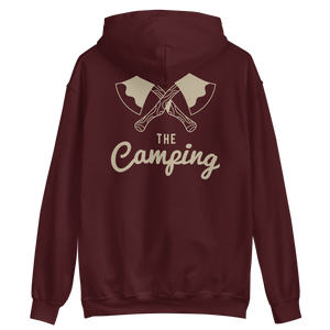 Maroon / S The Camping Unisex Hoodie by Design Express