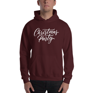 Maroon / S Christmas Party Unisex Hoodie by Design Express