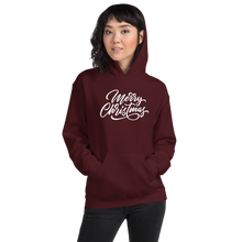 Maroon / S Merry Christmas Unisex Hoodie by Design Express