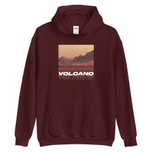 Maroon / S Volcano Front Unisex Hoodie by Design Express