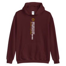 Maroon / S Work hard in silence Unisex Hoodie by Design Express