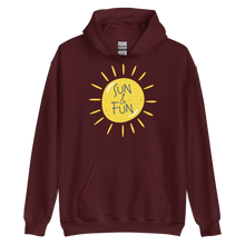 Maroon / S Sun & Fun Unisex Hoodie by Design Express