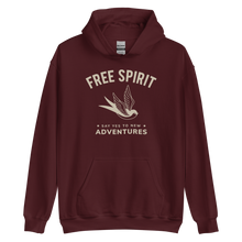 Maroon / S Free Spirit Unisex Hoodie by Design Express