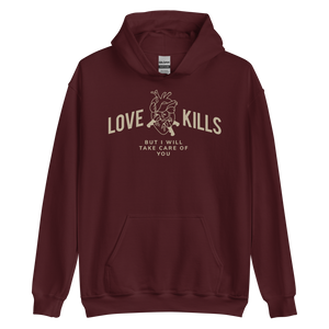 Maroon / S Take Care Of You Unisex Hoodie by Design Express