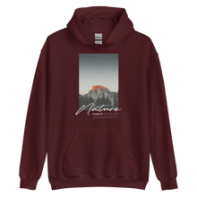 Maroon / S Nature Yosemite Unisex Hoodie Front by Design Express