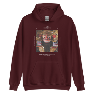 Maroon / S The Barong Square Unisex Hoodie Front by Design Express