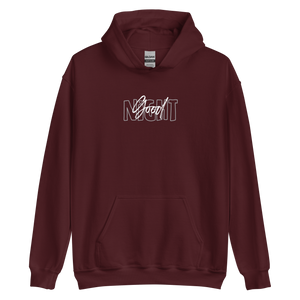 Maroon / S Good Night Unisex Hoodie by Design Express