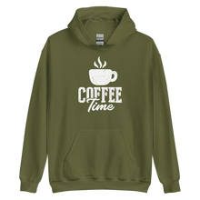 Military Green / S Coffee Time Unisex Hoodie by Design Express