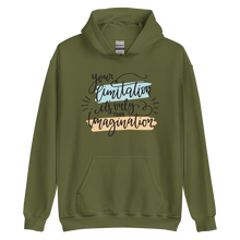 Military Green / S Your limitation it's only your imagination Unisex Hoodie by Design Express