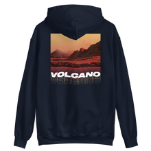 Navy / S Volcano Back Unisex Hoodie by Design Express