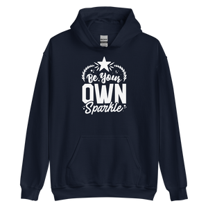 Navy / S Be Your Own Sparkle Unisex Hoodie by Design Express