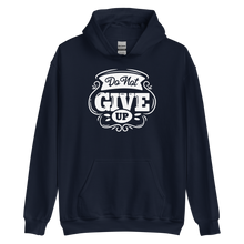 Navy / S Do Not Give Up Unisex Hoodie by Design Express