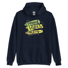Navy / S Good Vibes Only Unisex Hoodie by Design Express