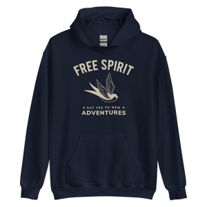 Navy / S Free Spirit Unisex Hoodie by Design Express