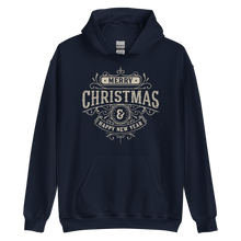 Navy / S Merry Christmas & Happy New Year Unisex Hoodie by Design Express