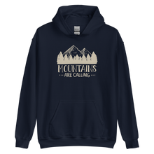 Navy / S Mountains Are Calling Unisex Hoodie by Design Express