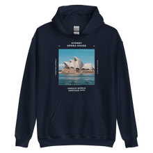 Navy / S Sydney Australia Unisex Hoodie Front by Design Express