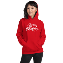 Red / S Merry Christmas Unisex Hoodie by Design Express