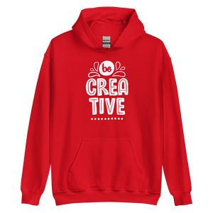 Red / S Be Creative Unisex Hoodie by Design Express