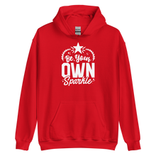 Red / S Be Your Own Sparkle Unisex Hoodie by Design Express