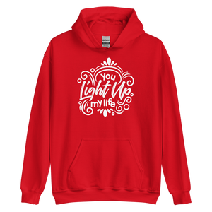 Red / S You Light Up My Life Unisex Hoodie by Design Express