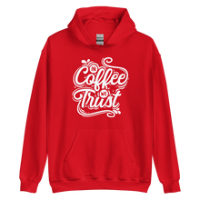 Red / S In Coffee We Trust Unisex Hoodie by Design Express