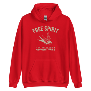 Red / S Free Spirit Unisex Hoodie by Design Express