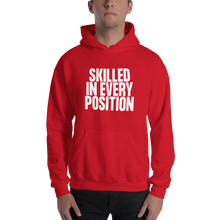 Red / S Skilled in Every Position (Funny) Unisex Hoodie by Design Express