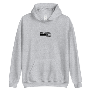 Sport Grey / S Fart Loading Small (Funny) Unisex Light Hoodie by Design Express