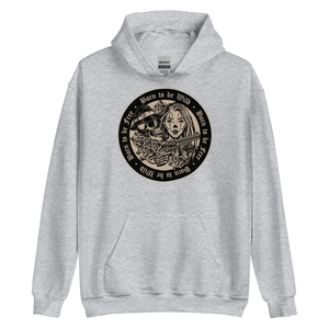 Sport Grey / S Born to be Wild, Born to be Free Unisex Hoodie by Design Express