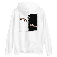 White / S Humanity Back Unisex Hoodie by Design Express