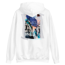 White / S Nothing is more abstarct than reality Backside Unisex Hoodie by Design Express