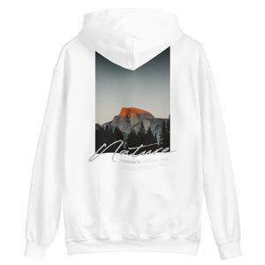 White / S Nature Yosemite Unisex Hoodie by Design Express