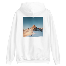 White / S Dolomites Italy Unisex Hoodie Back by Design Express