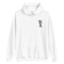 S Make Peace Not War Vertical Graffiti Back (motivation) Unisex White Hoodie by Design Express