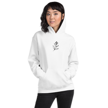 S Let your soul glow Back Unisex White Hoodie by Design Express