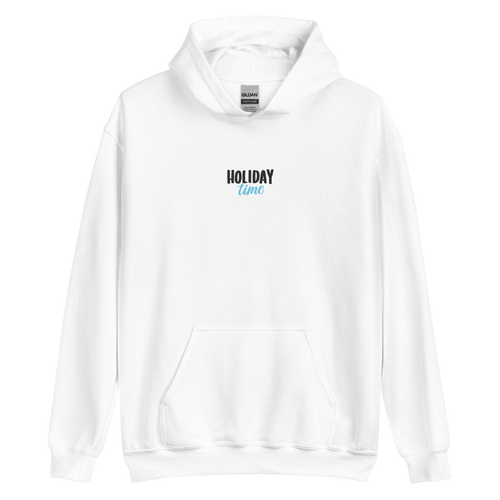 White / S Holiday Time Unisex Hoodie by Design Express