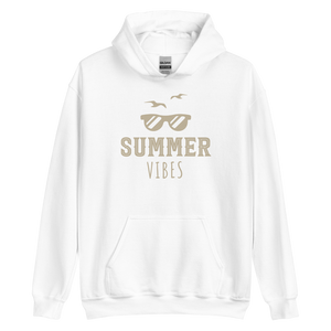 White / S Summer Vibes Unisex Hoodie by Design Express