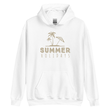 White / S Summer Holidays Beach Unisex Hoodie by Design Express