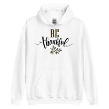 White / S Be Thankful Unisex Hoodie by Design Express